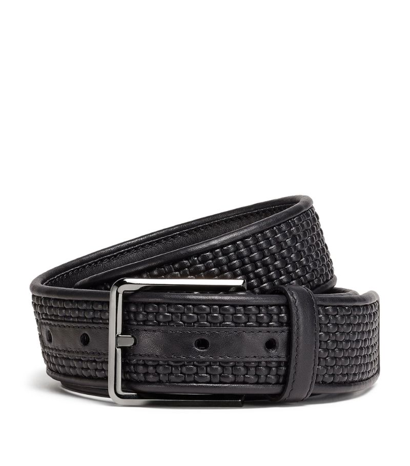 zegna Zegna Leather PELLETESSUTA Belt