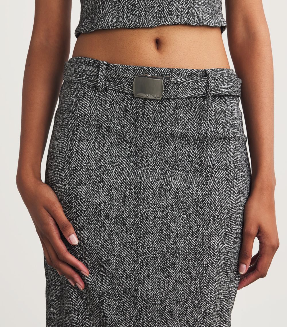 Staud Staud Herringbone Murray Maxi Skirt