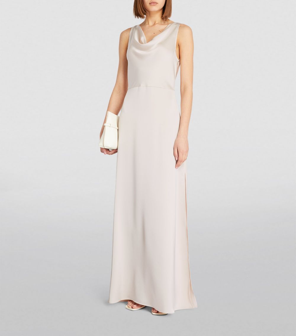 Max & Co. Max & Co. Satin Maxi Dress