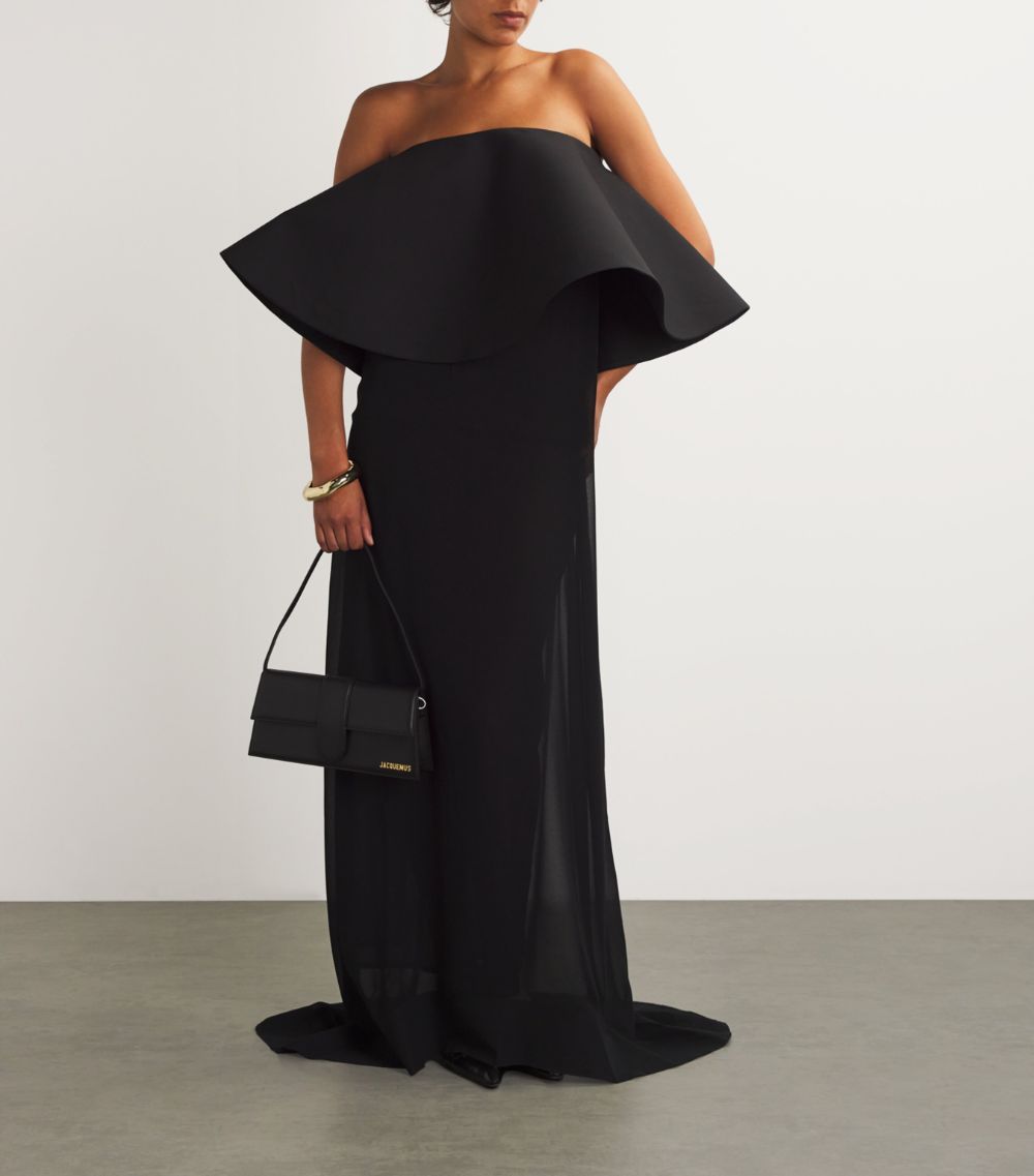 Jacquemus Jacquemus Flounce Vela Maxi Dress