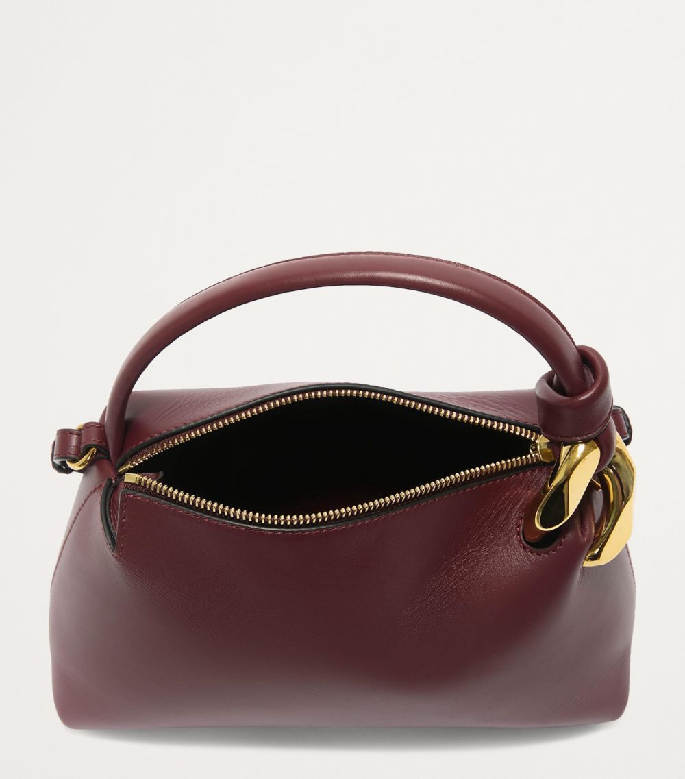 Jw Anderson Jw Anderson Small Leather Corner Cross-Body Bag