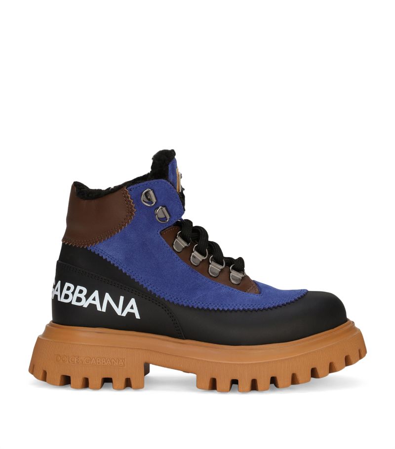 Dolce & Gabbana Dolce & Gabbana Kids Leather Hiker Boots