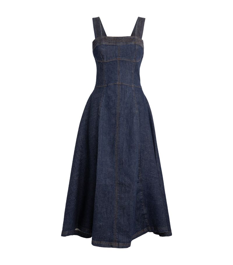 Simkhai Simkhai Denim Cici Midi Dress