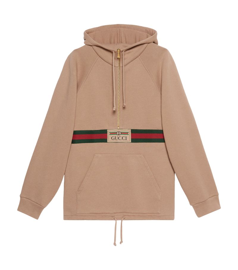 Gucci Gucci Web Stripe Hoodie