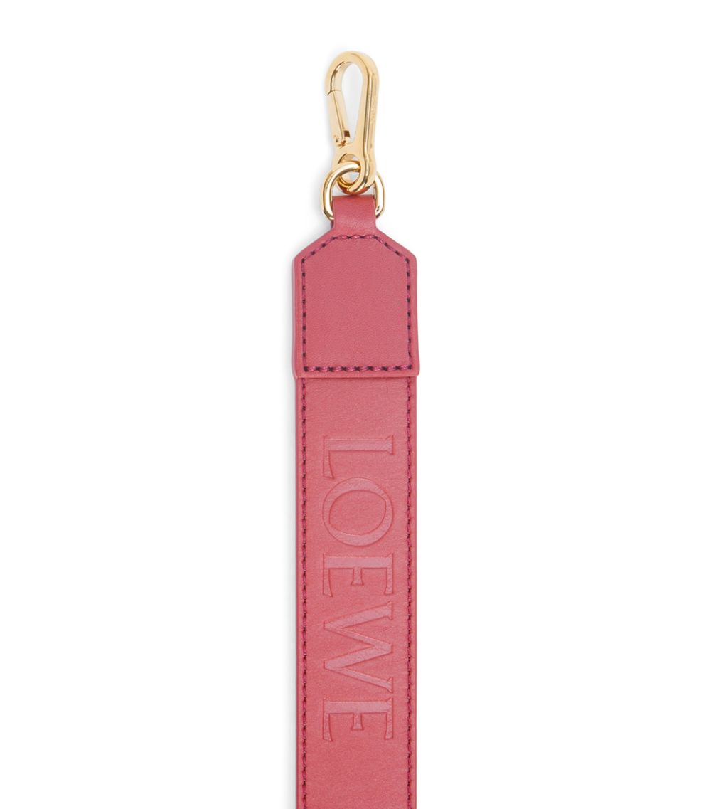 Loewe LOEWE Leather Logo Bag Strap