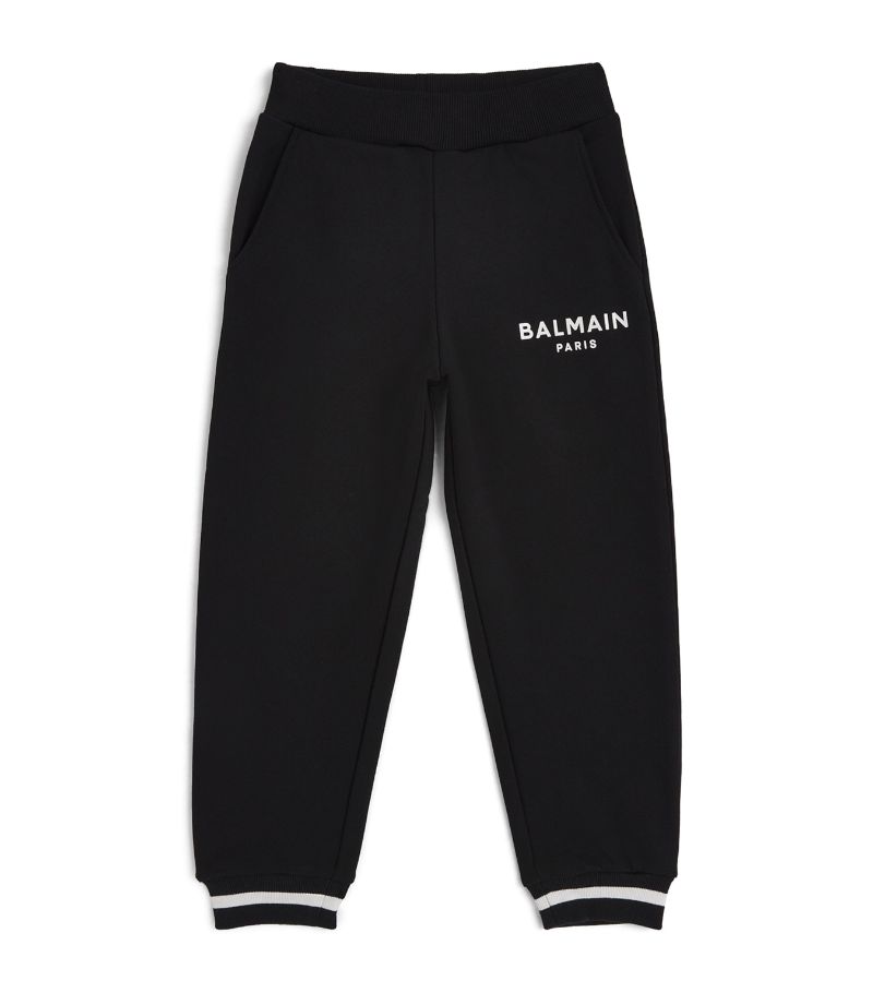 Balmain Balmain Kids Cotton Cuffed Sweatpants (4-14 Years)