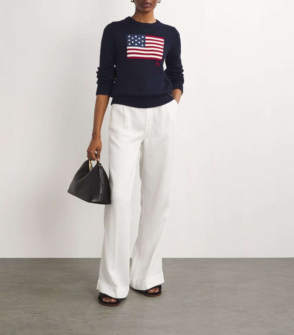 Polo Ralph Lauren Polo Ralph Lauren Cotton American Flag Sweater