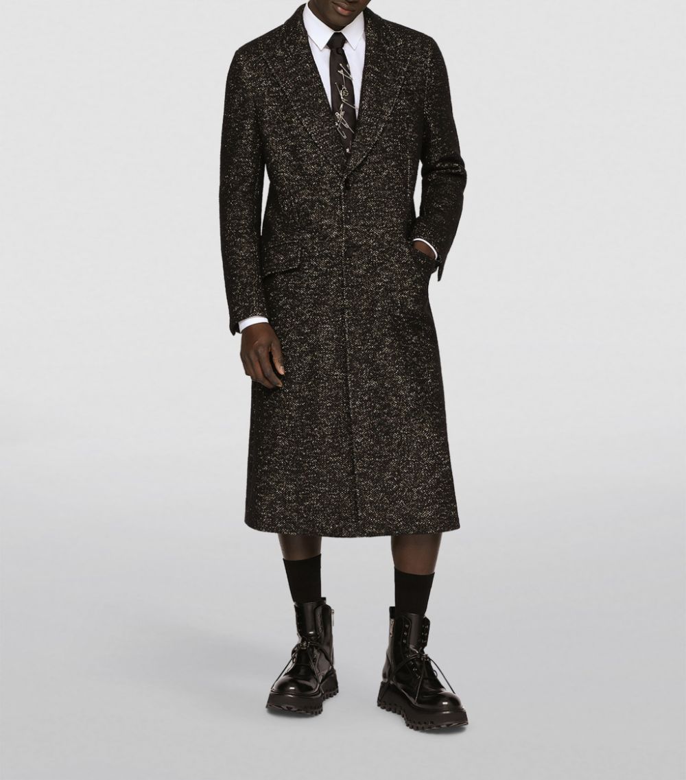 Dolce & Gabbana Dolce & Gabbana Wool-Blend Tailored Coat