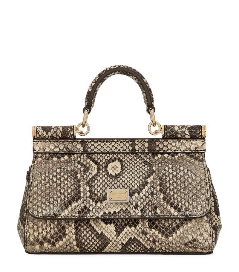 Dolce & Gabbana Dolce & Gabbana Python Sicily Top-Handle Bag