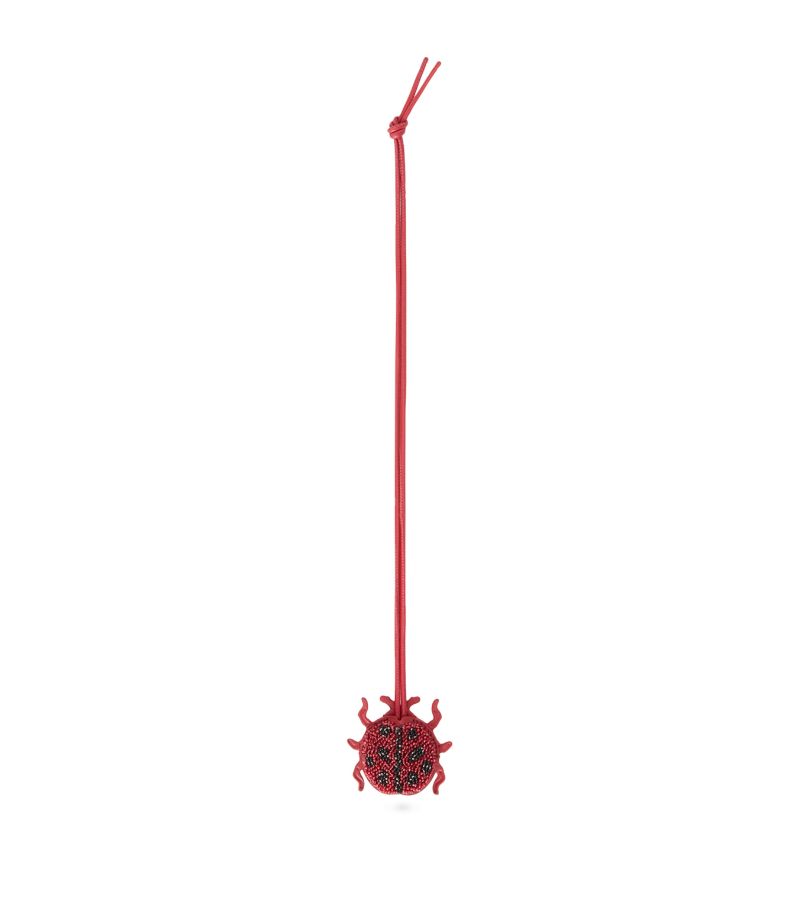 Loewe Loewe Beaded Ladybug Charm