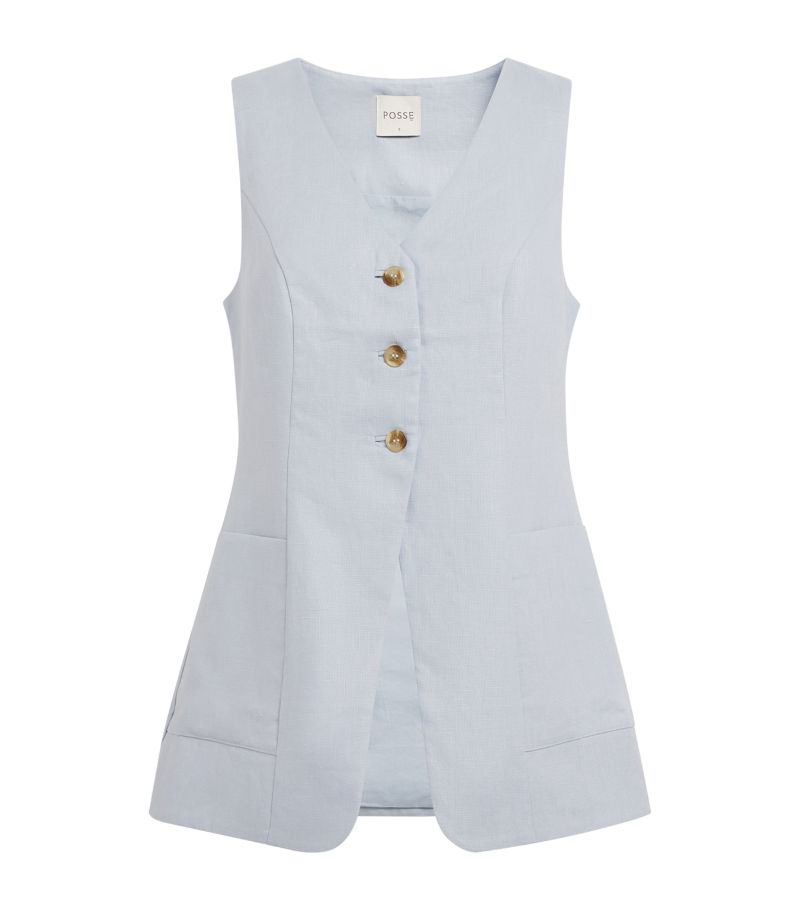  Posse Linen Lorenzo Waistcoat