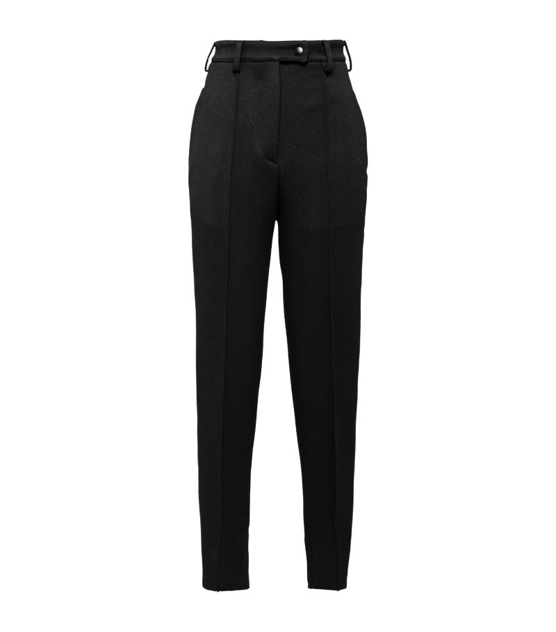 Prada Prada Stretch-Wool Slim Trousers