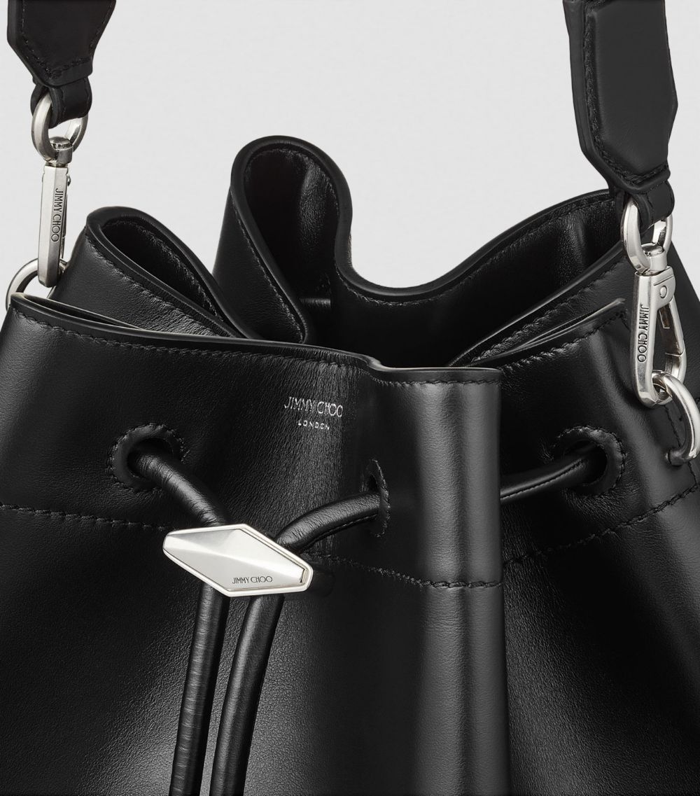 Jimmy Choo Jimmy Choo Large Leather Cinch Bucket Bag