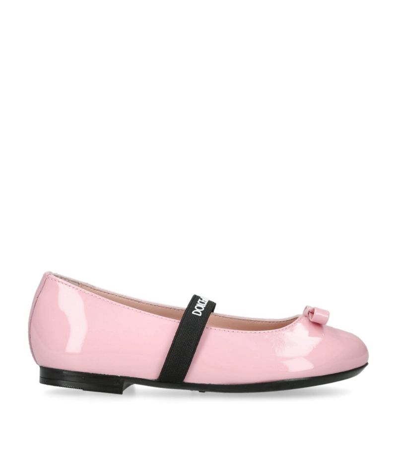 Dolce & Gabbana Dolce & Gabbana Kids Patent Leather Ballet Flats