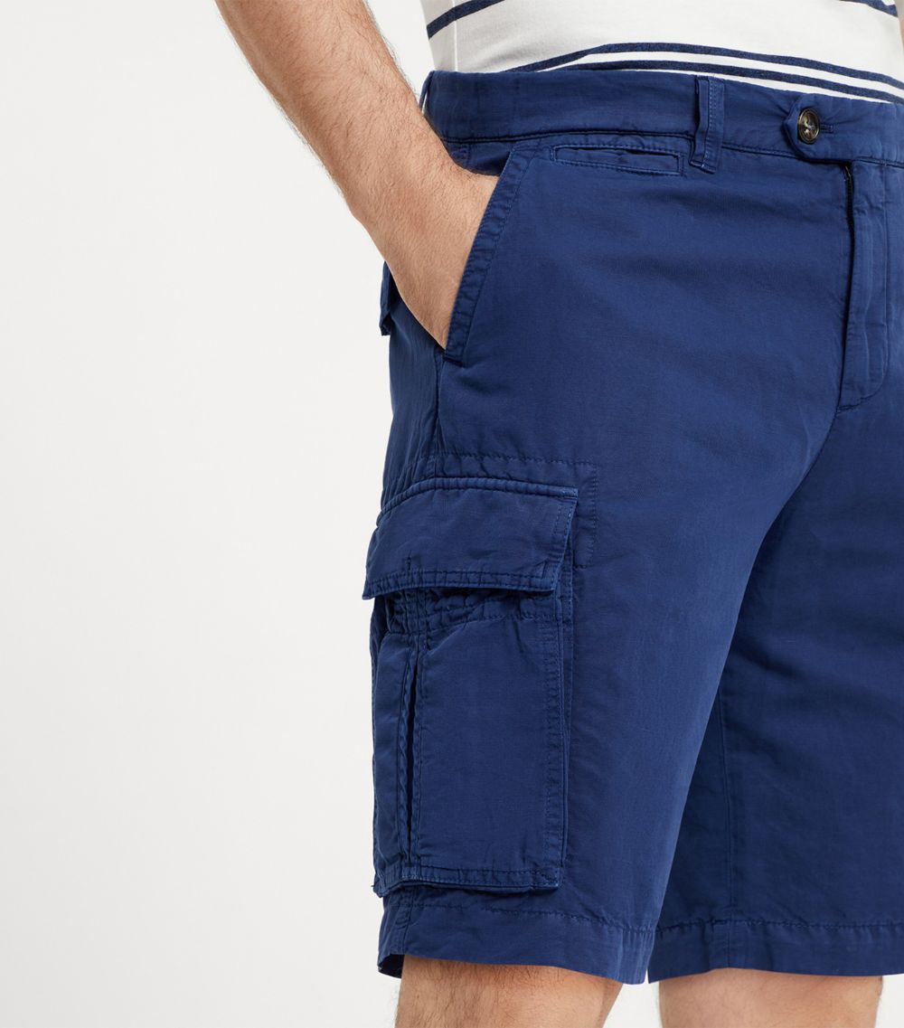 Brunello Cucinelli Brunello Cucinelli Cotton Gabardine Cargo Shorts