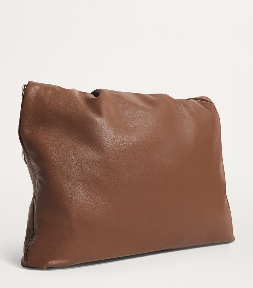 Weekend Max Mara Weekend Max Mara Nappa Leather Pasticcino Clutch Bag