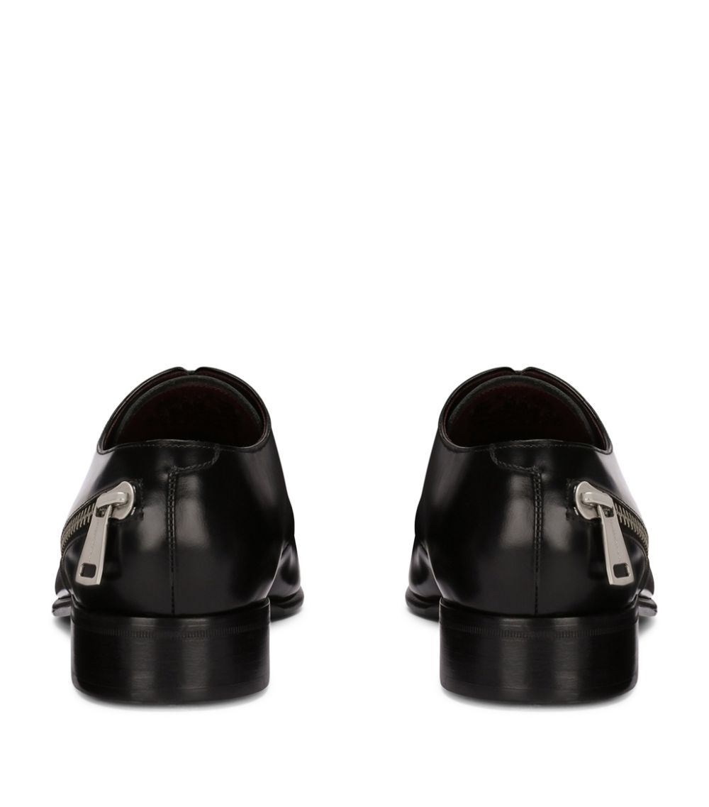 Dolce & Gabbana Dolce & Gabbana Leather Zip-Detail Shoes