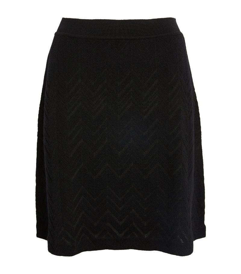 Missoni Missoni Wool-Blend Zigzag Mini Skirt