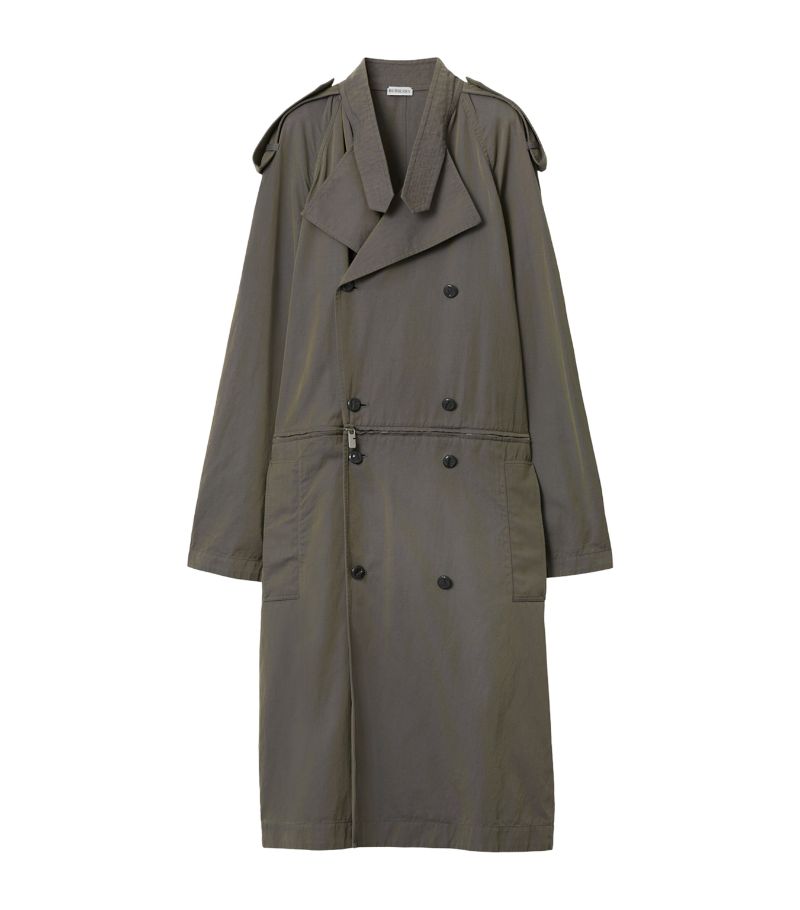 Burberry Burberry Cotton-Linen Trench Dress