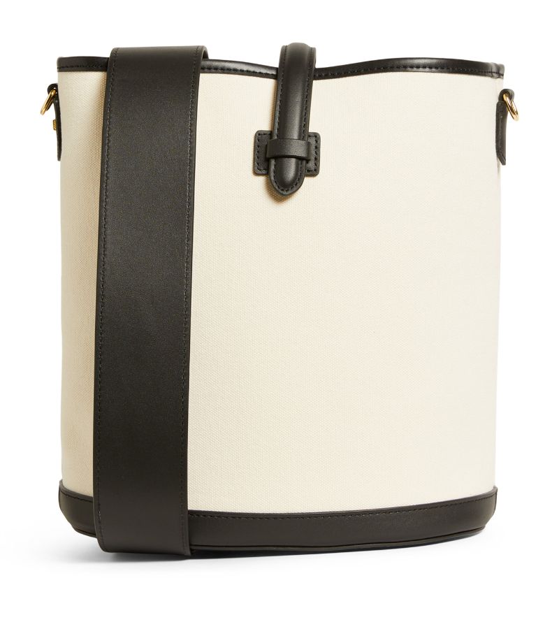 Weekend Max Mara Weekend Max Mara Canvas-Leather Bucket Bag