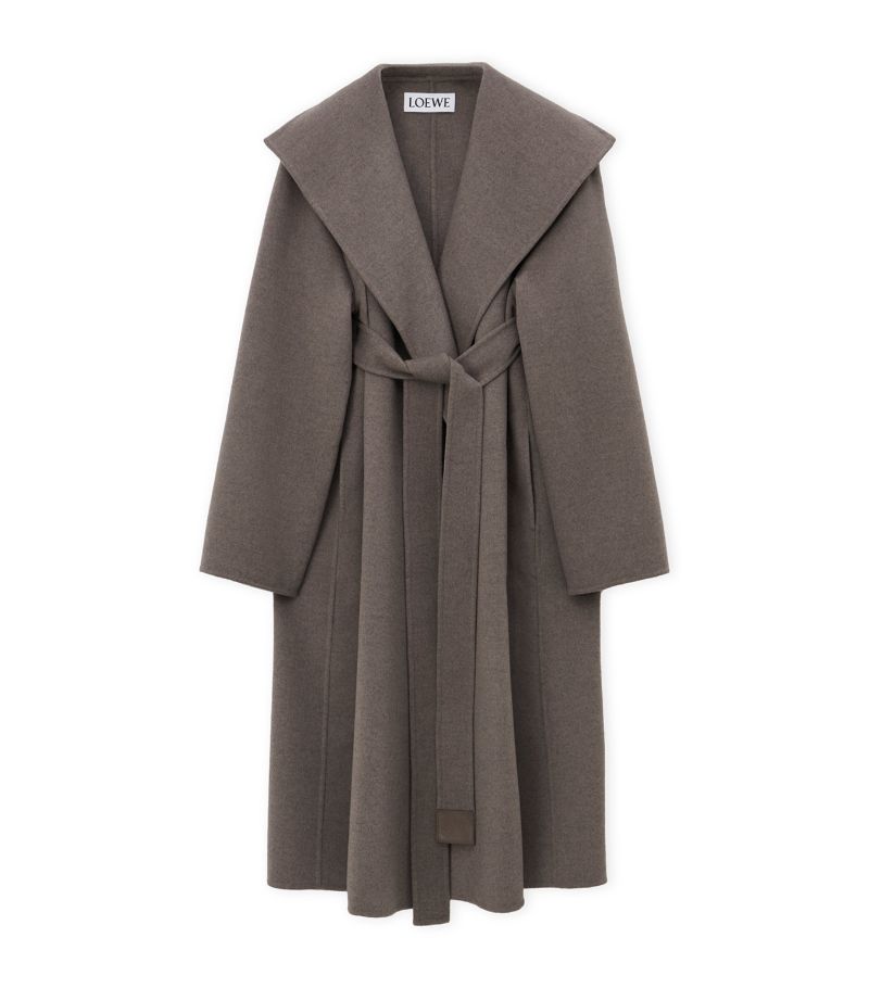 Loewe Loewe Wool-Cashmere Belted Coat