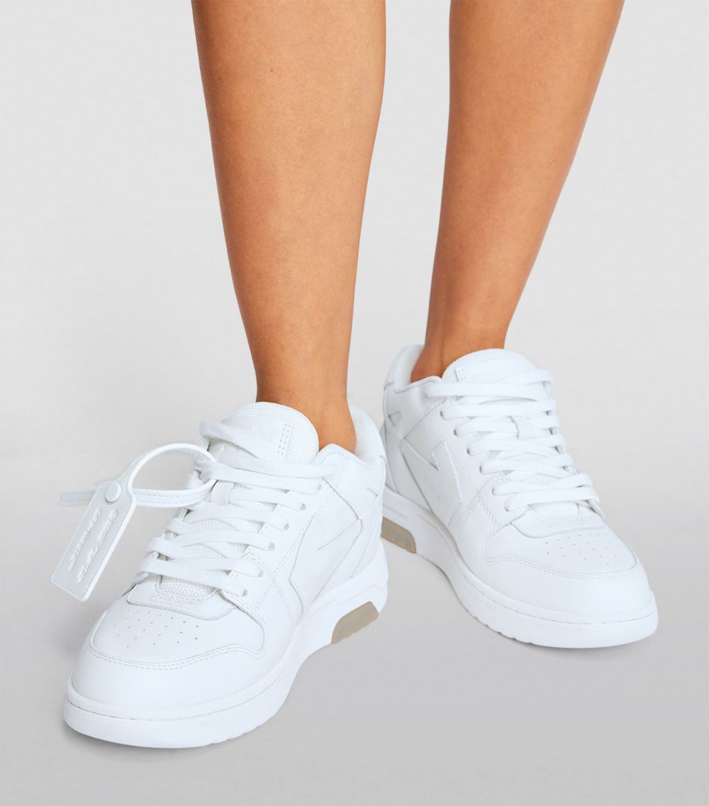 OFF-WHITE Off-White Leather Out of Office Sneakers