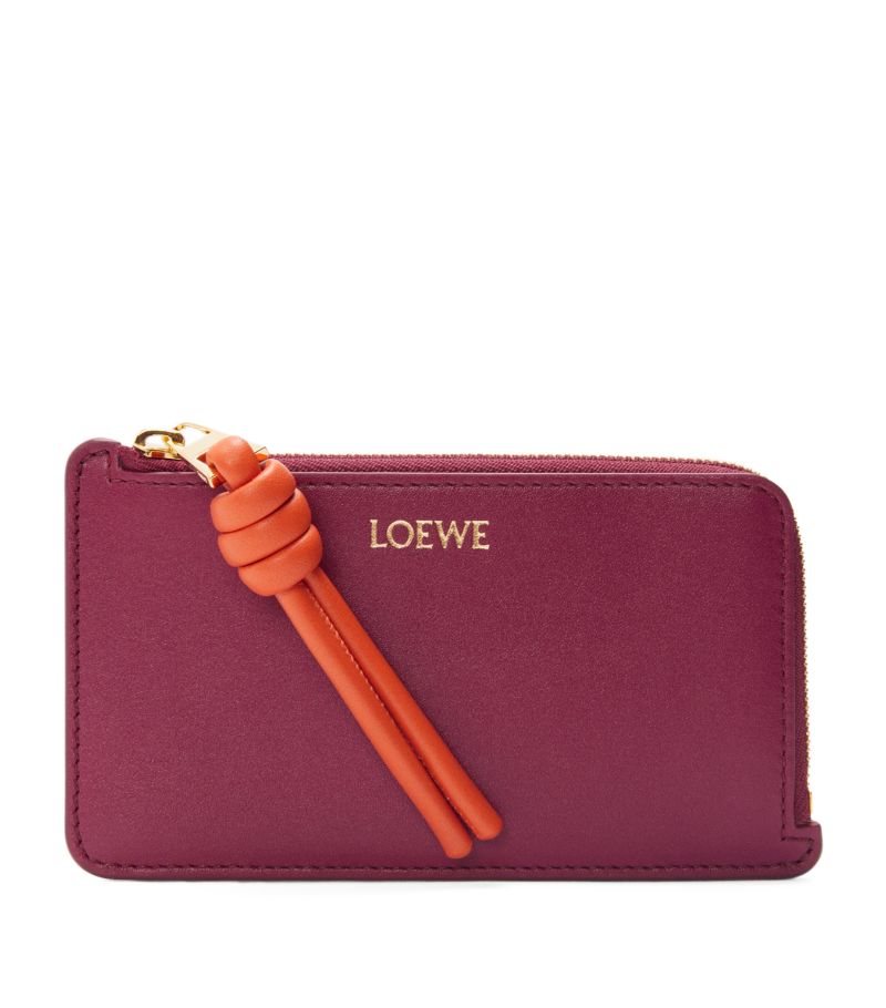 Loewe Loewe Calfskin Knot Coin And Card Holder