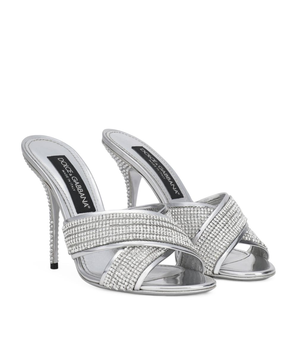 Dolce & Gabbana Dolce & Gabbana Crystal-Embellished Sandals 90