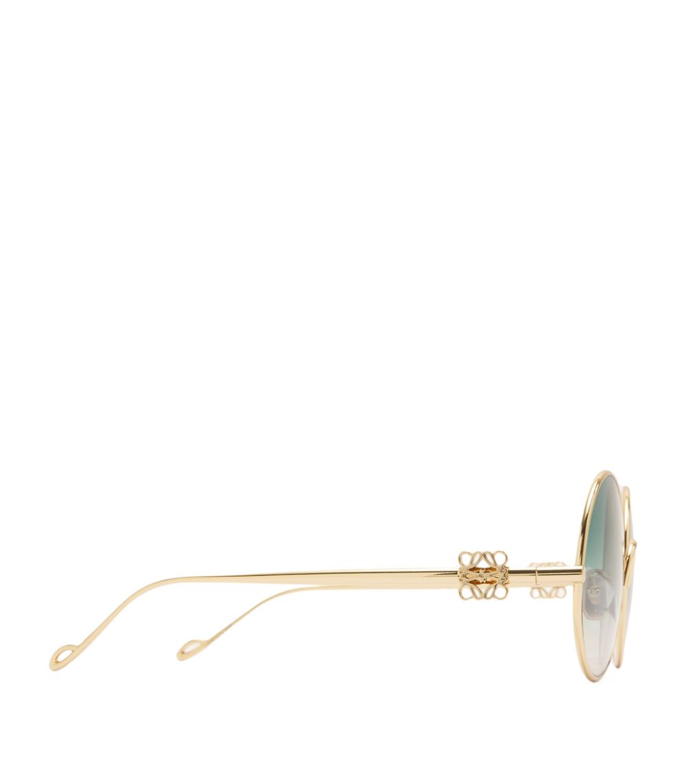 Loewe LOEWE Anagram Round Sunglasses