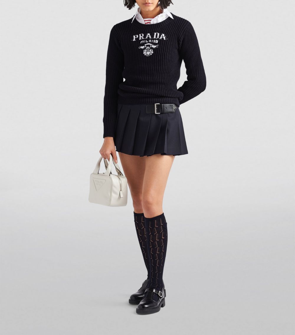 Prada Prada Cotton Logo Sweater