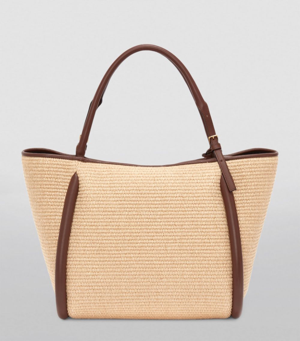 Jw Anderson Jw Anderson Large Raffia Bumper Top-Handle Bag