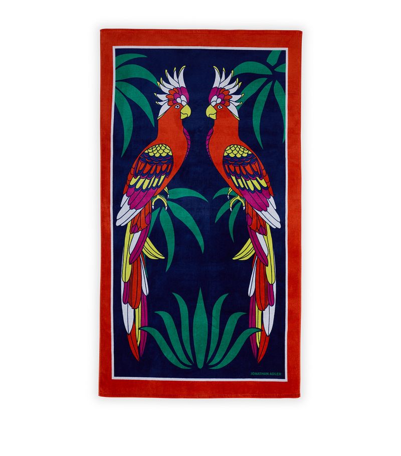 Jonathan Adler Jonathan Adler Parrots Beach Towel (177Cm X 101Cm)