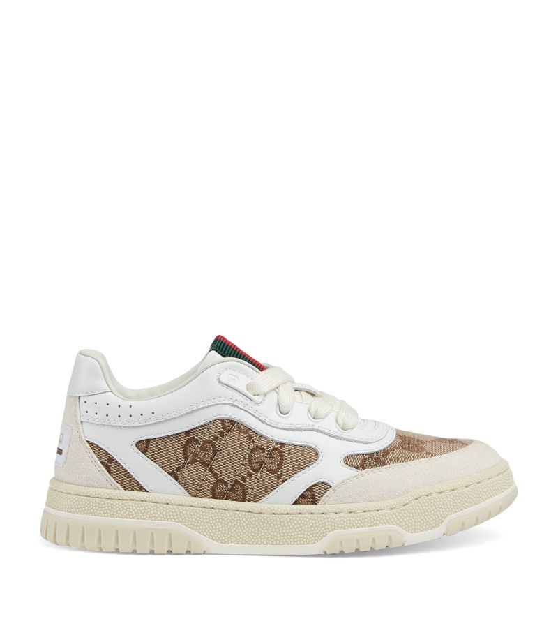 Gucci Gucci Kids Canvas Re-Web Sneakers