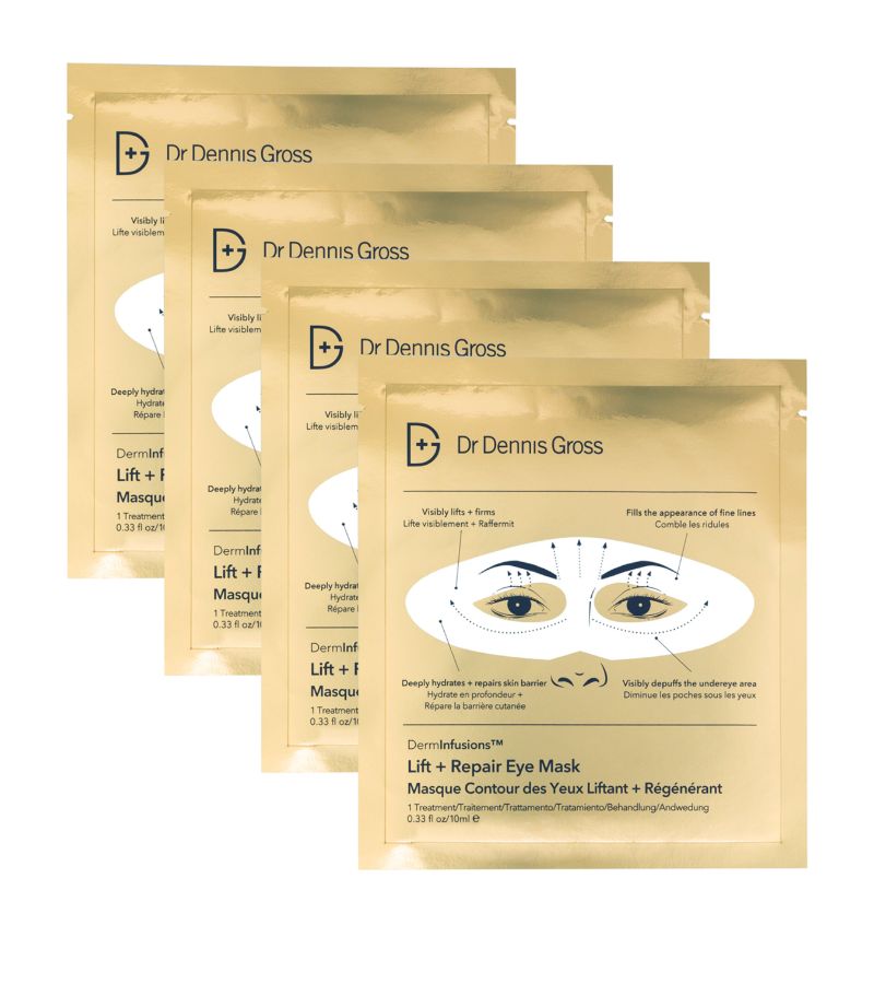 Dr. Dennis Gross Dr. Dennis Gross Derminfusions Lift + Repair Eye Masks (4 X 10Ml)