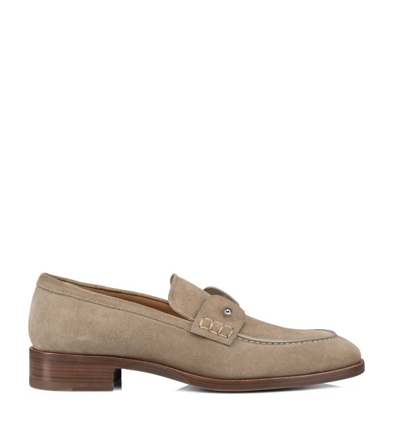 Christian Louboutin Christian Louboutin Chambelimoc Suede Loafers