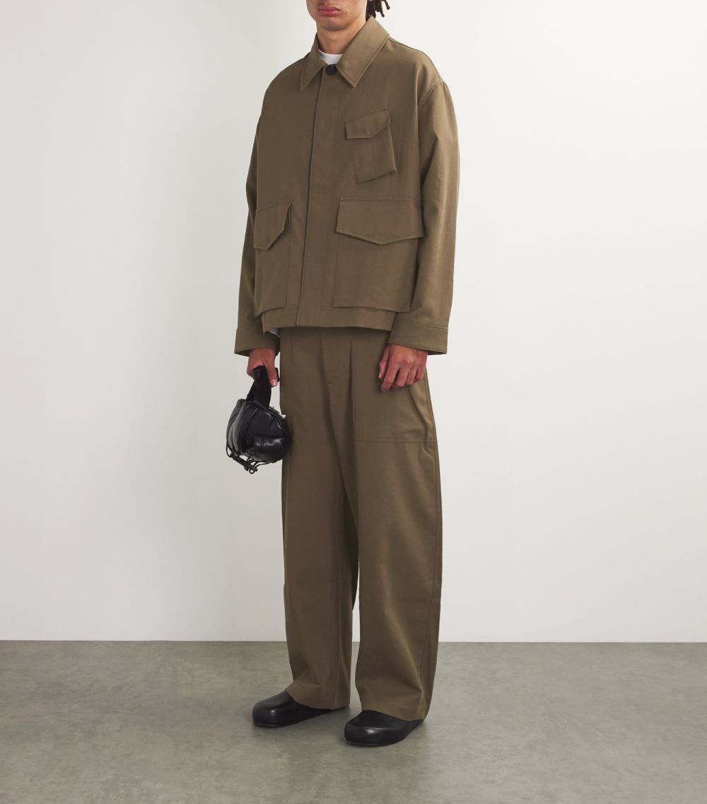 Studio Nicholson Studio Nicholson Cotton-Blend Cargo Trousers