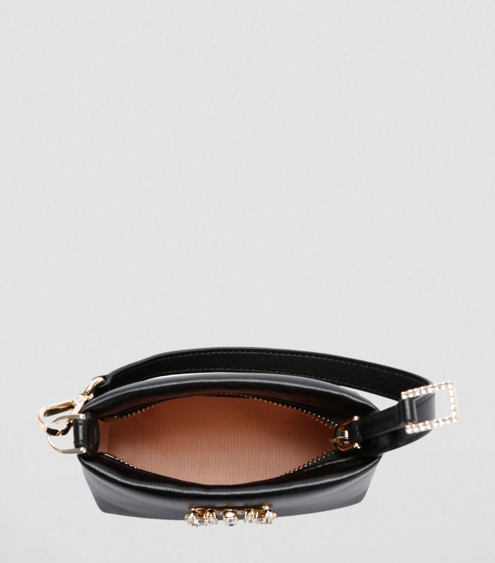 Roger Vivier Roger Vivier Leather Nightlily Shoulder Bag