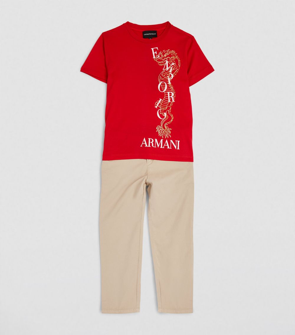 Emporio Armani Kids Emporio Armani Kids Chinese New Year T-Shirt (4-16 Years)