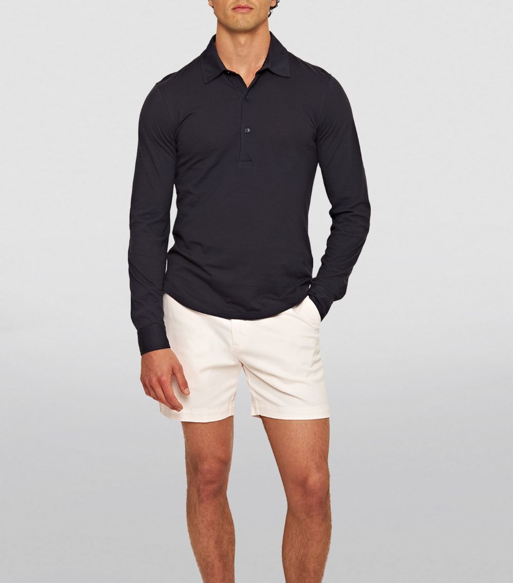 Orlebar Brown Orlebar Brown Cotton Sebastian Long-Sleeved Polo Shirt