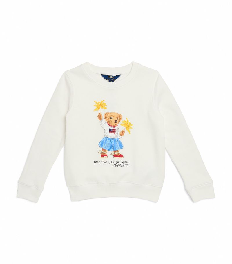 Ralph Lauren Kids Ralph Lauren Kids Sparkle Polo Bear Sweatshirt (2-7 Years)