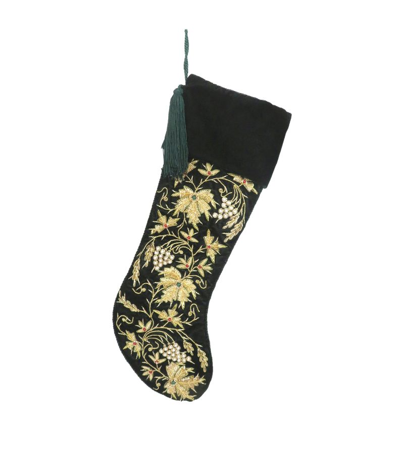 Harrods Harrods x William Morris Velvet Stocking