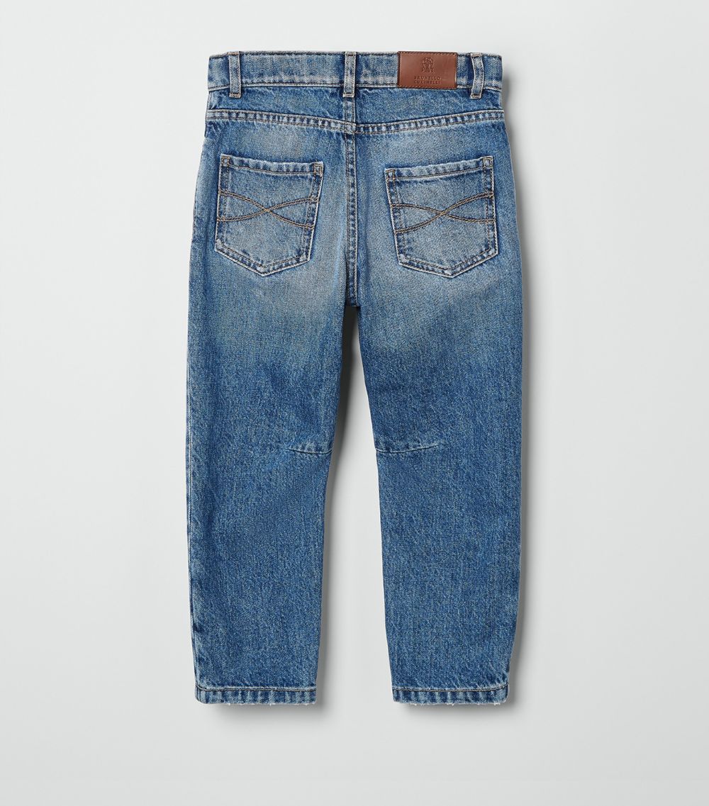 Brunello Cucinelli Kids Brunello Cucinelli Kids 5-Pocket Jeans (4-12+ Years)