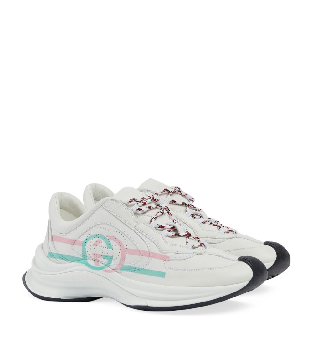 Gucci Gucci Leather Logo Sneakers