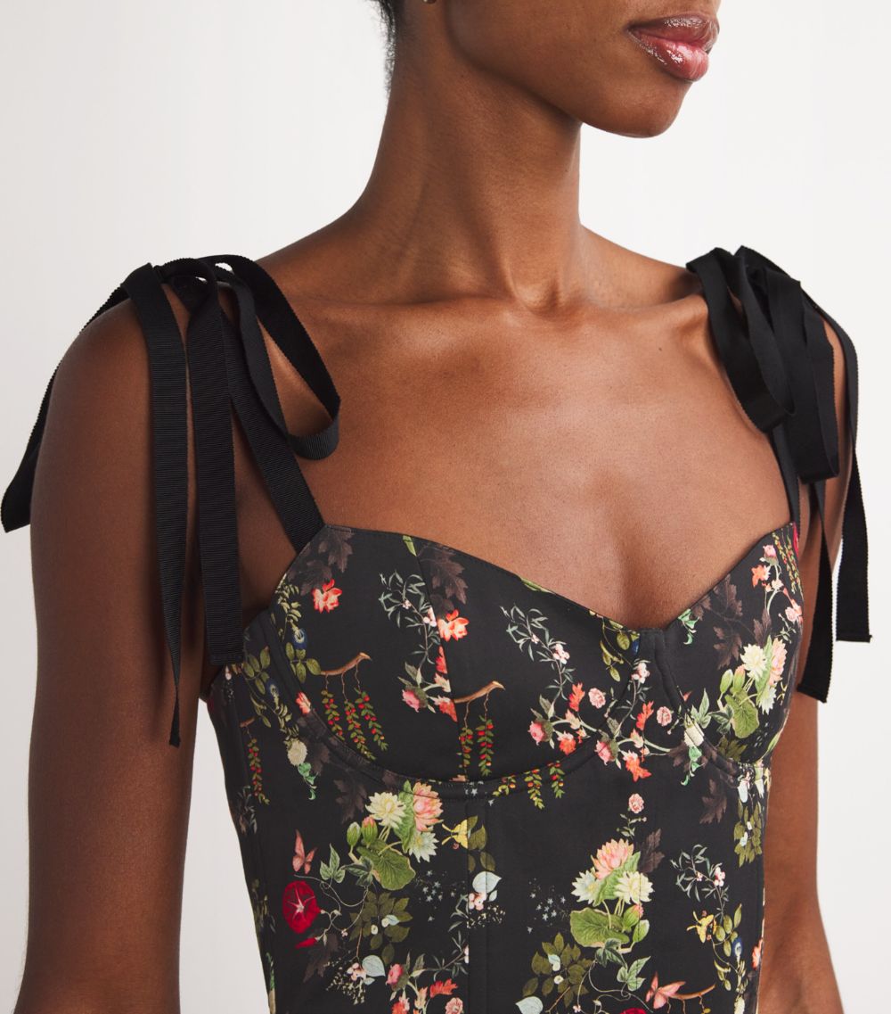 Alice + Olivia Alice + Olivia Floral Helene Bustier Top