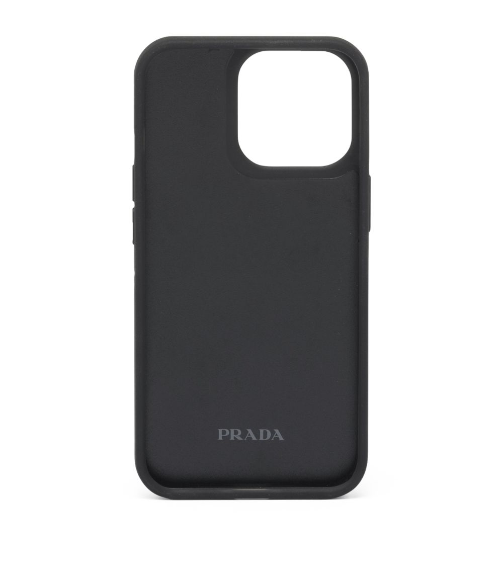 Prada Prada Saffiano Leather Iphone 14 Pro Case