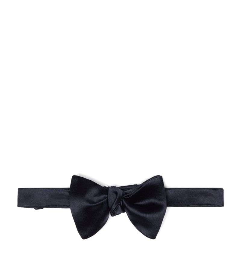 Brunello Cucinelli Brunello Cucinelli Silk-Cotton Satin Bow Tie