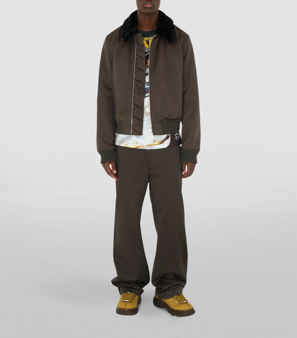 Burberry Burberry Cotton Relaxed Trousers