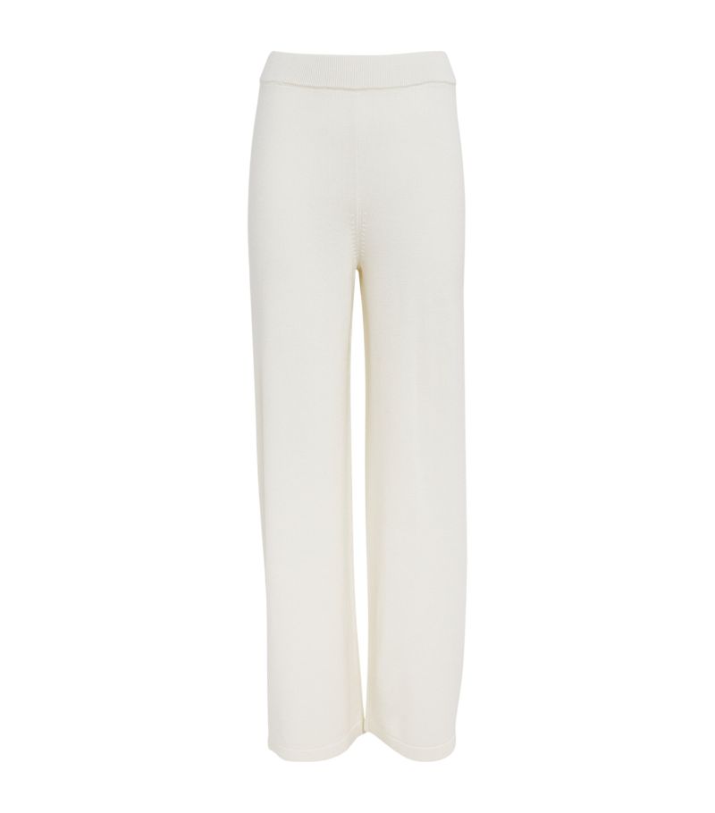 Max Mara Leisure Max Mara Leisure Wool Knitted Wide-Leg Trousers