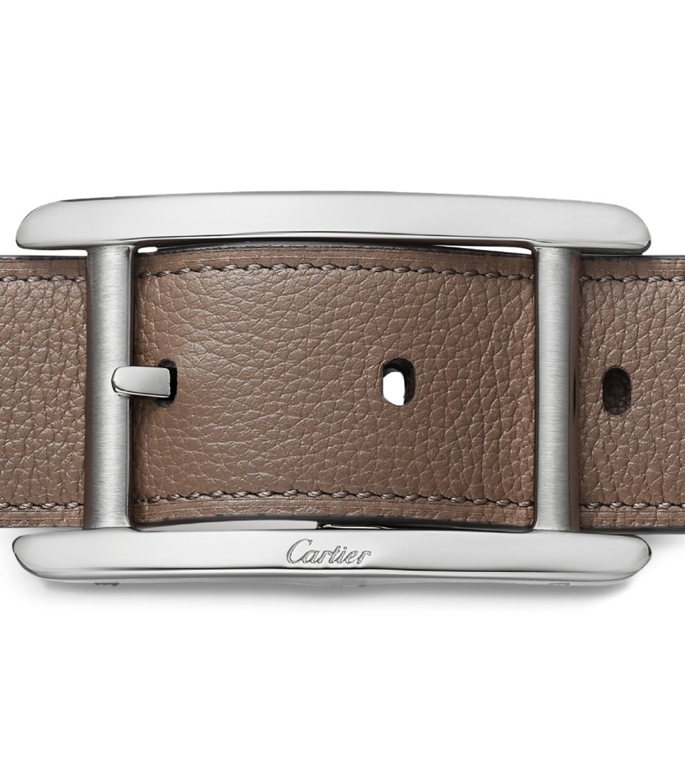 Cartier Cartier Faux Leather Tank Belt