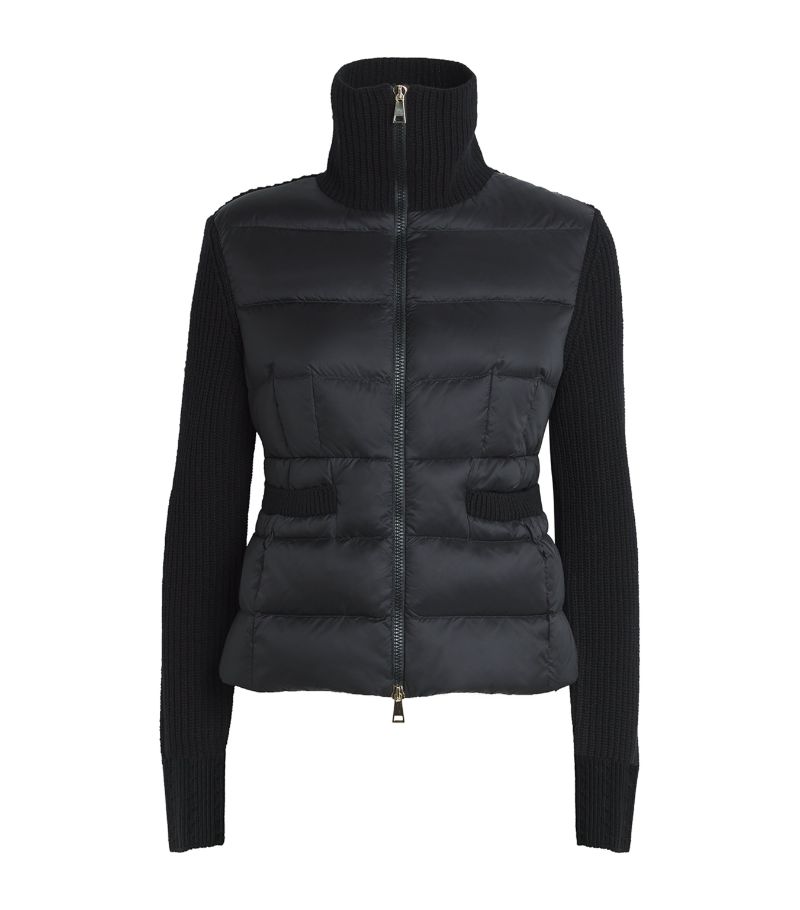 Moncler Moncler Wool-Down Padded Cardigan